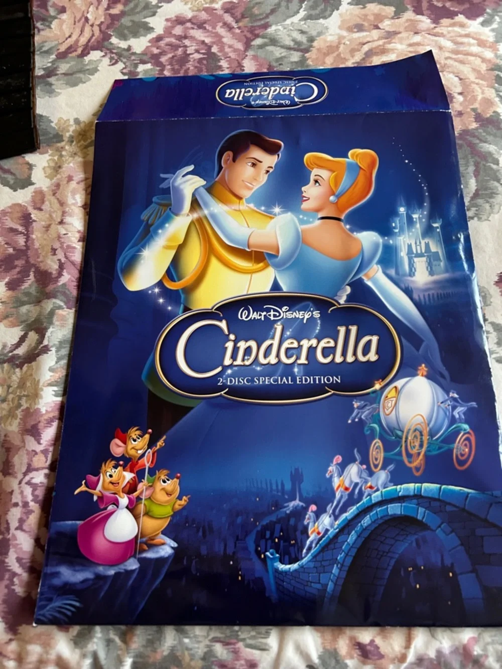 Vtg Disney Cinderella Exclusive Commemorative Lithograph Lenticular 3D Art 2005 - Picture 6 of 6